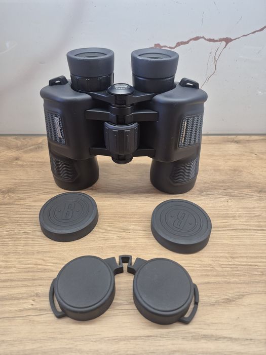 Lornetka Bushnell 12x42 Zoom + pokrowiec + NOWY pasek – komplet