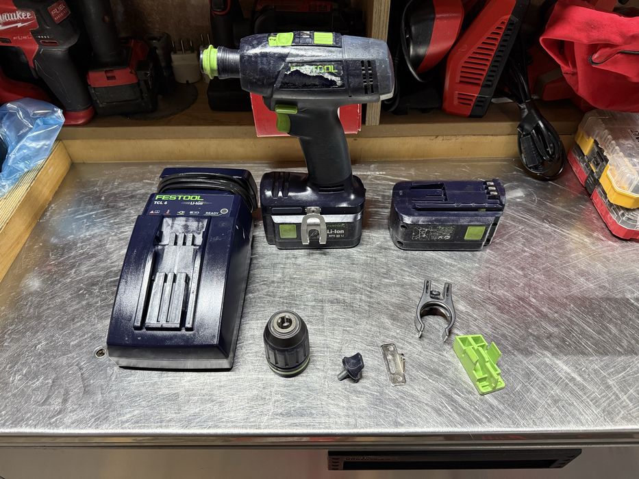 Акумуляторний дриль-шурупокрут T 18+3 Li Basic Festool Фестул