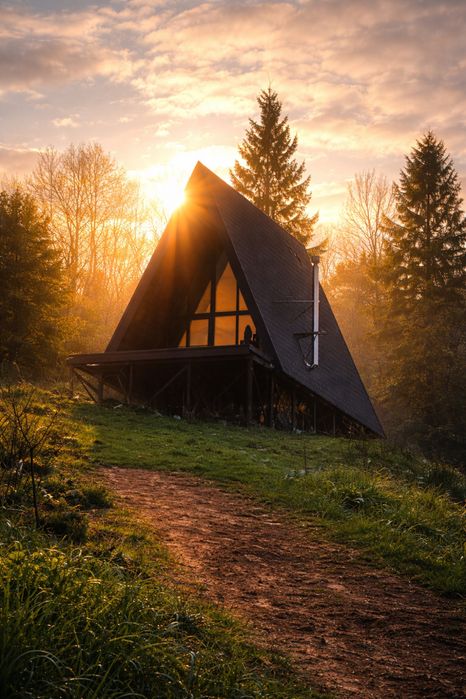 Котедж  А-Фрейм у Карпатах Бистриця Гірська(біля Східниці)