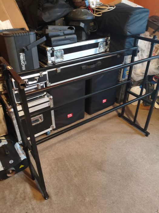 Parawan DJ stół  stanowisko dla dj