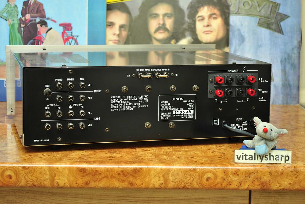 HI-END усилитель DENON PMA-600 (598) двойное моно 60/80вт