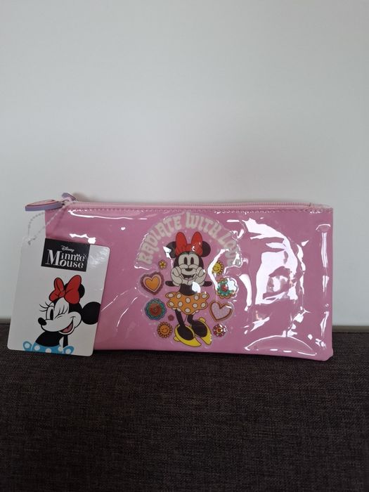 Mochila escolar+Lancheira e OFERTA de estojo duplo Minnie Mouse