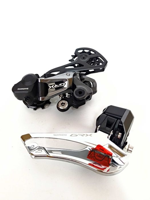 Przerzutki Shimano GRX RD-RX815 i GRX FD-RX815, DI2, 2x11, nowe