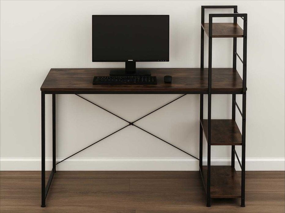 NOWE Biurko Gamingowe Metalowe Komputerowe Meble Szkolne Loft OKAZJA