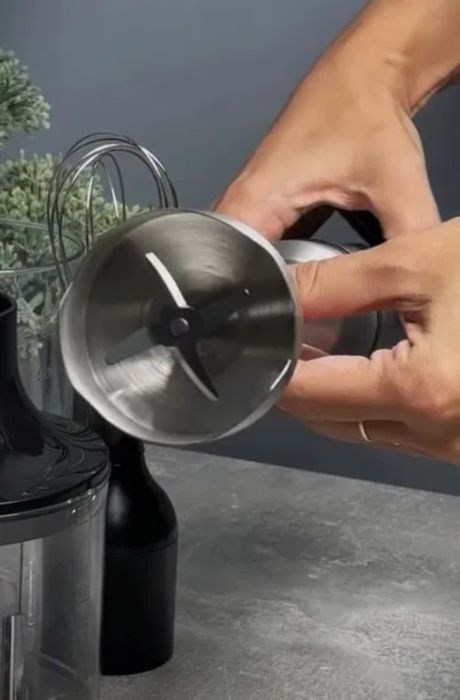 Потужний блендер 2000 Вт! Ручний блендер CB-6224 Занурювальний 4 в 1