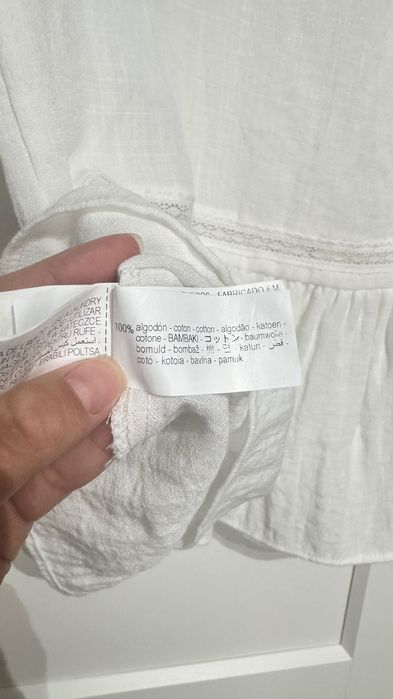 Bluzeczka nowa piękna Zara bawełna tanio