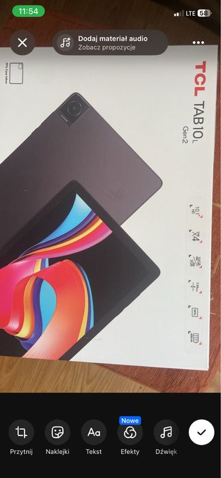 tablet raz uzywany
