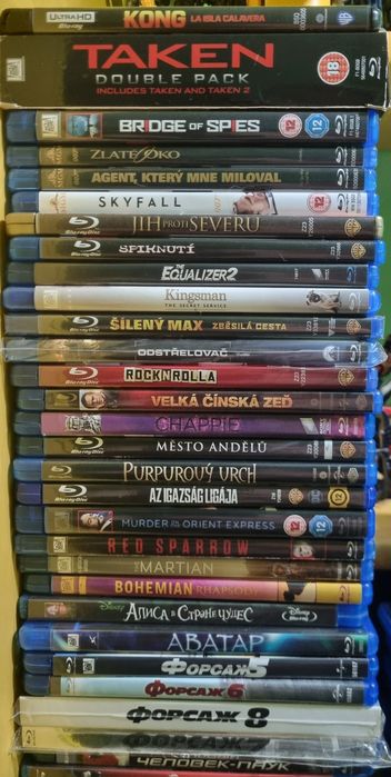 Blu ray диски різних жанрів,все ліцензія та всі мають переклад.