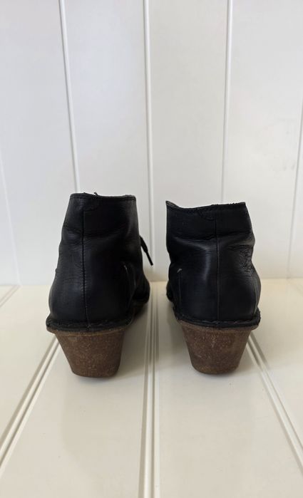 Botki półbuty do kostki Clarks skóra skórzane 40 ankle boots