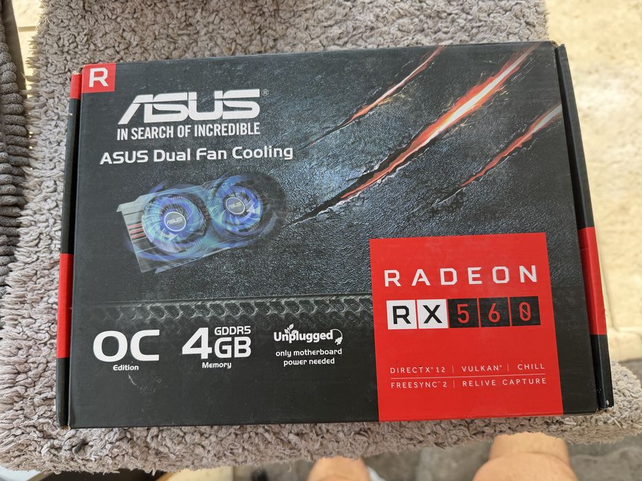 видеокарта Rx 560 4 gb
