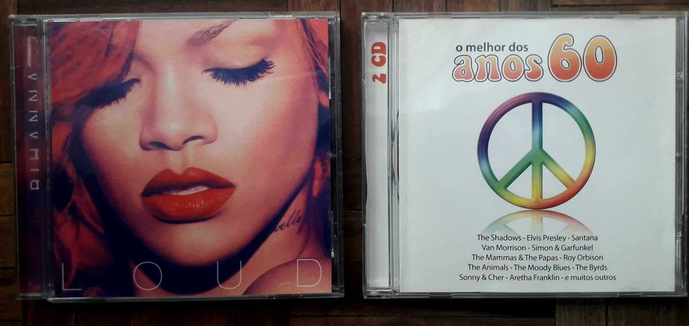 Vários CDs:  Louis Armstrong, No Doubt, Madonna, Dido, Nuno Guerreiro,  etc