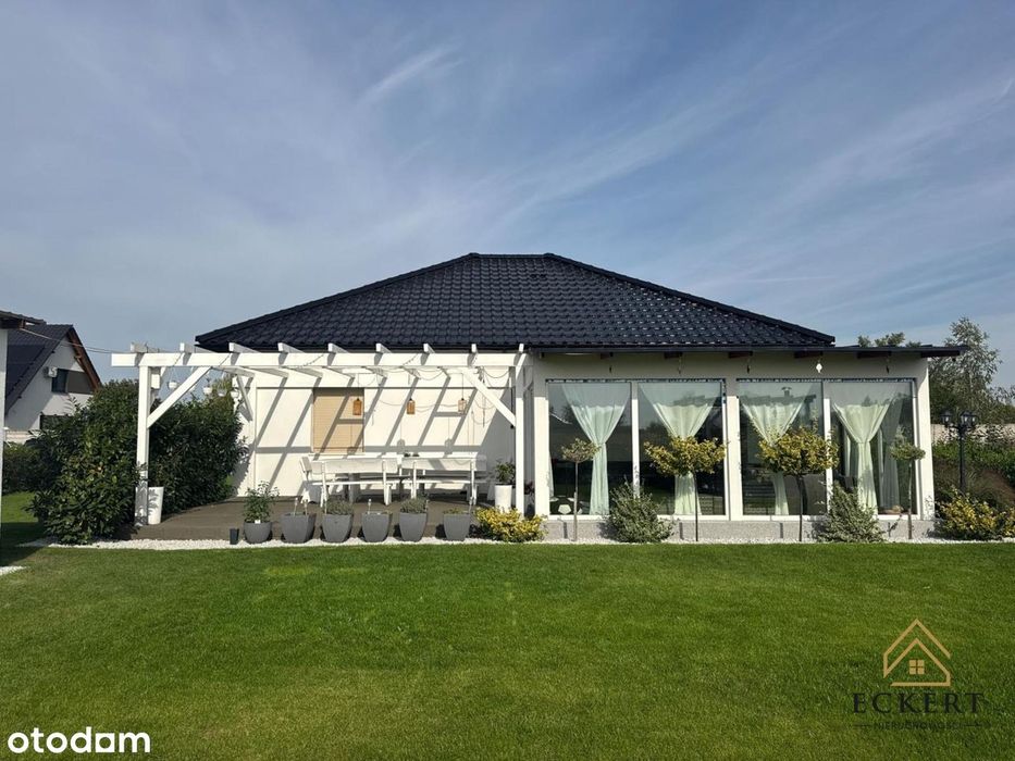 Dom 107 m2 | przeszklony taras | jacuzzi | 8 arów