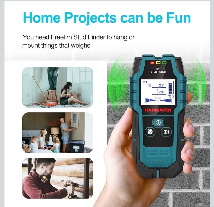 HANMATEK Detektor kołków SF1 4 w 1, elektroniczny czujnik kołków