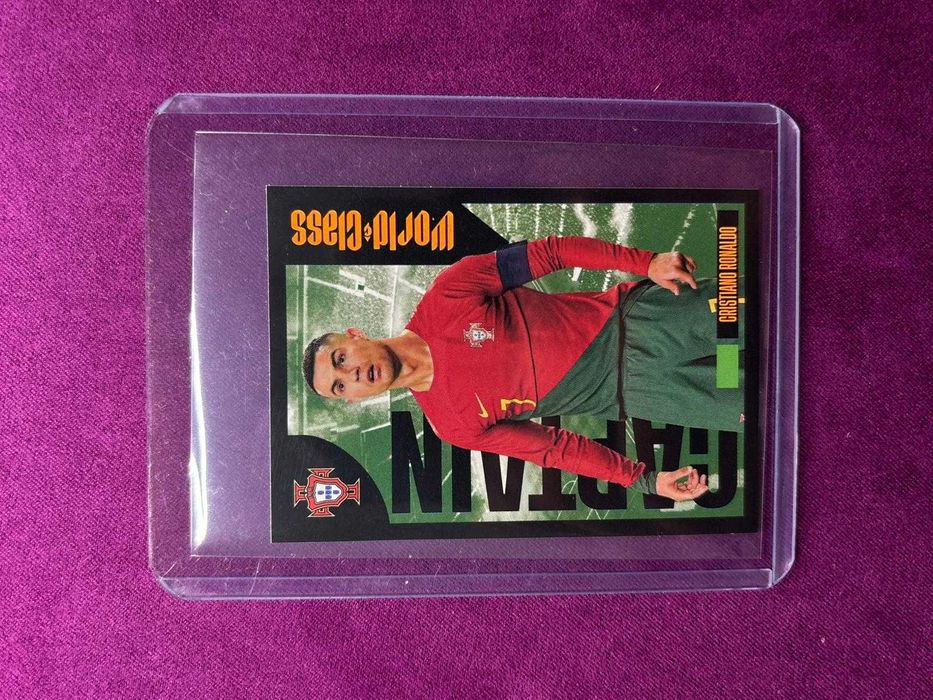 Cristiano Ronaldo cromo dificil Panini World Class 2024