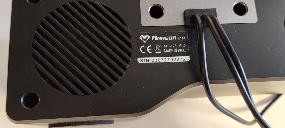 Głośniki soundbar Media-Tech ARAGOR 2.0 Bluetooth 5.0 z RGB 8W Cobra