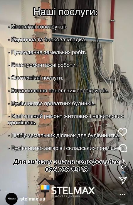 Будівництво та ремонт під ключ