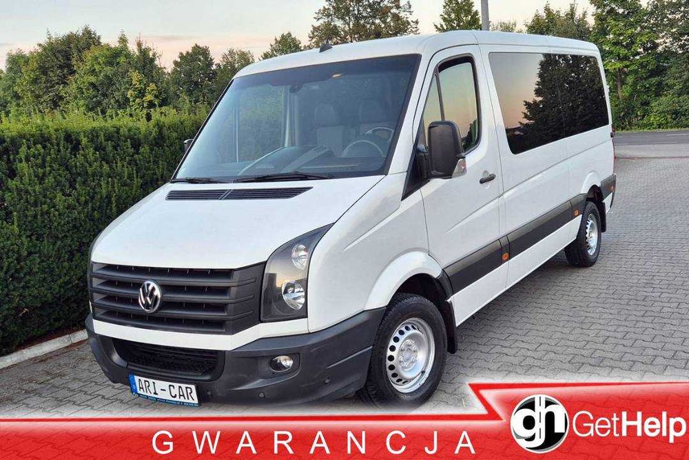 VW Crafter 2.0Tdi 163KM 9 Osobowy Klimatyzacja Kamera PDC