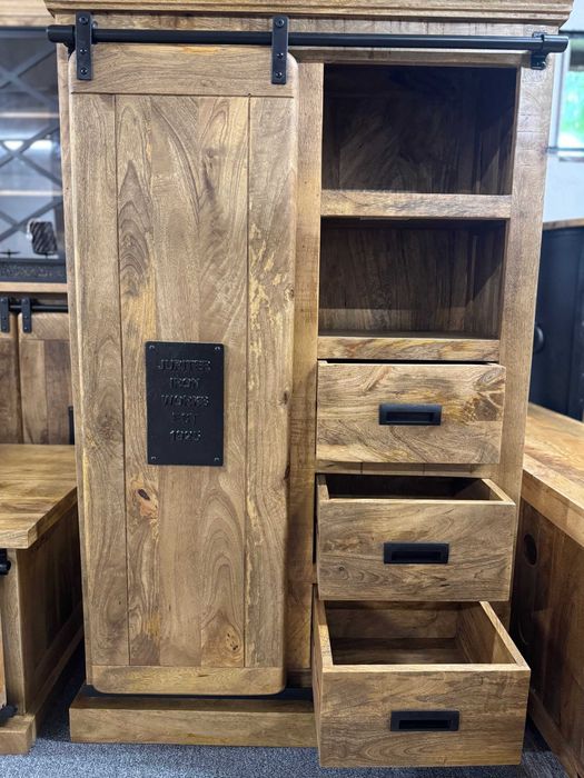 Piekna komoda szafka z serii WORKS drzewo mango loftowy styl F-Vat