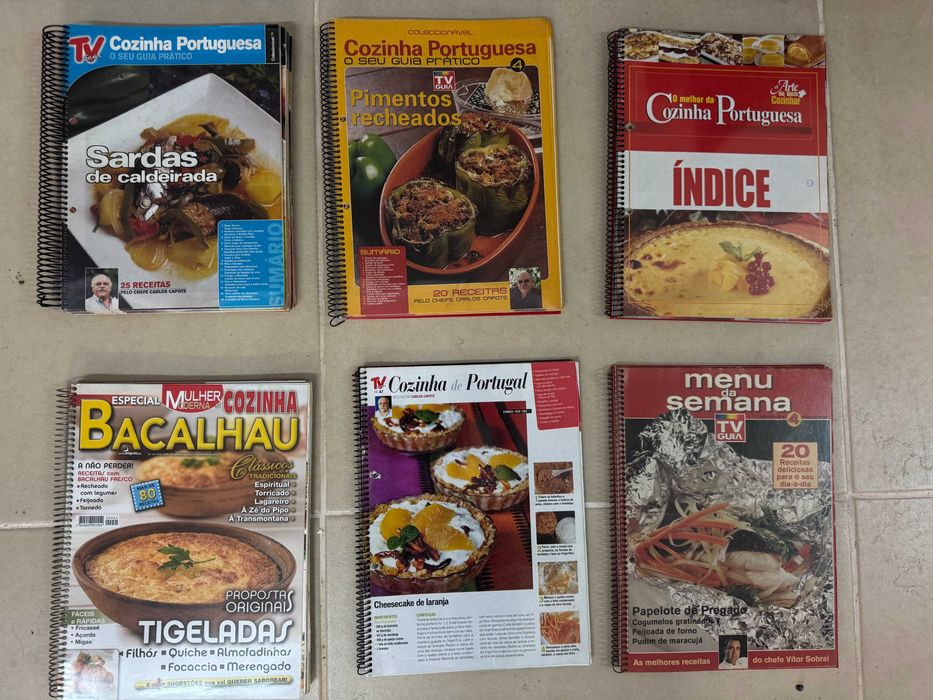 Revista Coleção de Cozinha Culinária Pastelaria - VER VÁRIOS