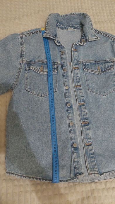Джинсова сорочка-куртка ZARA