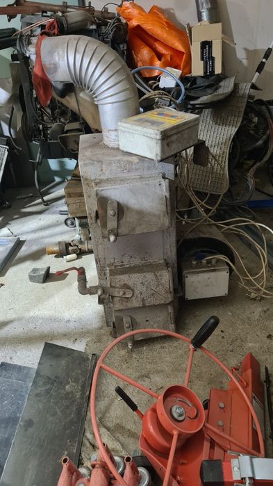 Piec nadmuchowy , z nadmuchem koza piecyk ,ogrzewanie