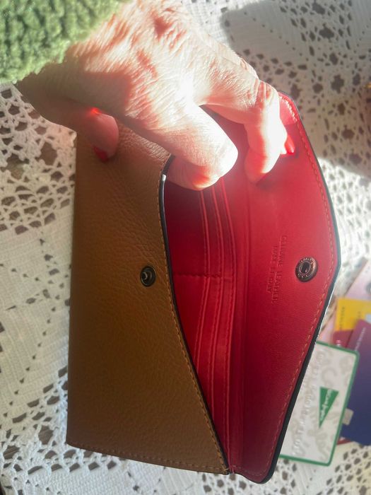 Carteira Camel em Pele Nova