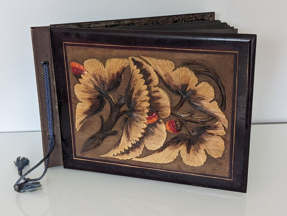 przedwojenny rzeźbiony album na zdjęcia Zakopane IIRP