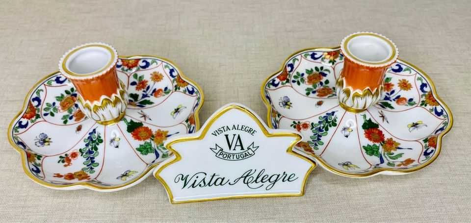 Par de Palmatórias companhia das índias Vista Alegre colecionadores