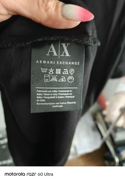 Nowy T-shirt Armani Exchange (A|X) – Czarny