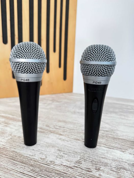 2 Shure PG48 – microfone dinâmico64563870318083120