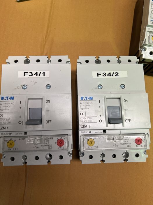 Wyłączniki mocy Eaton LZM1 NZM7 80A 100A 63A 40A