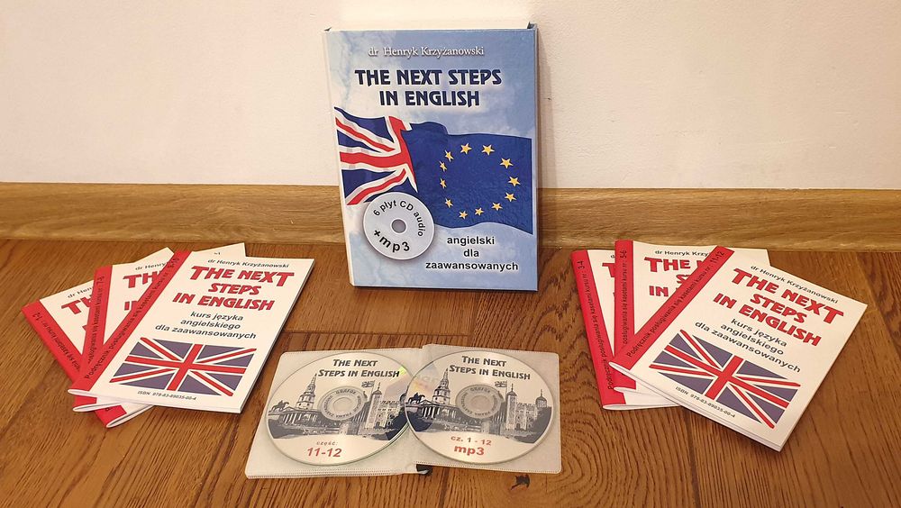 Kurs angielskiego The next steps in english zaawansowany 6 CD