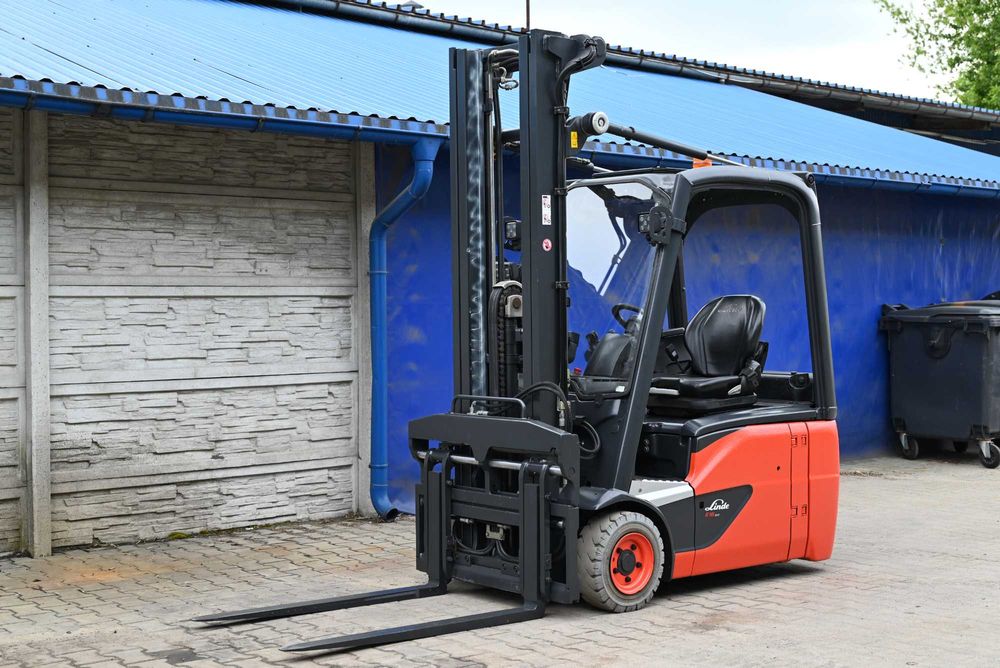 Wózek widłowy Linde E16-02 Triplex 547cm Bat 22rok Pozycjoner  FHP 497