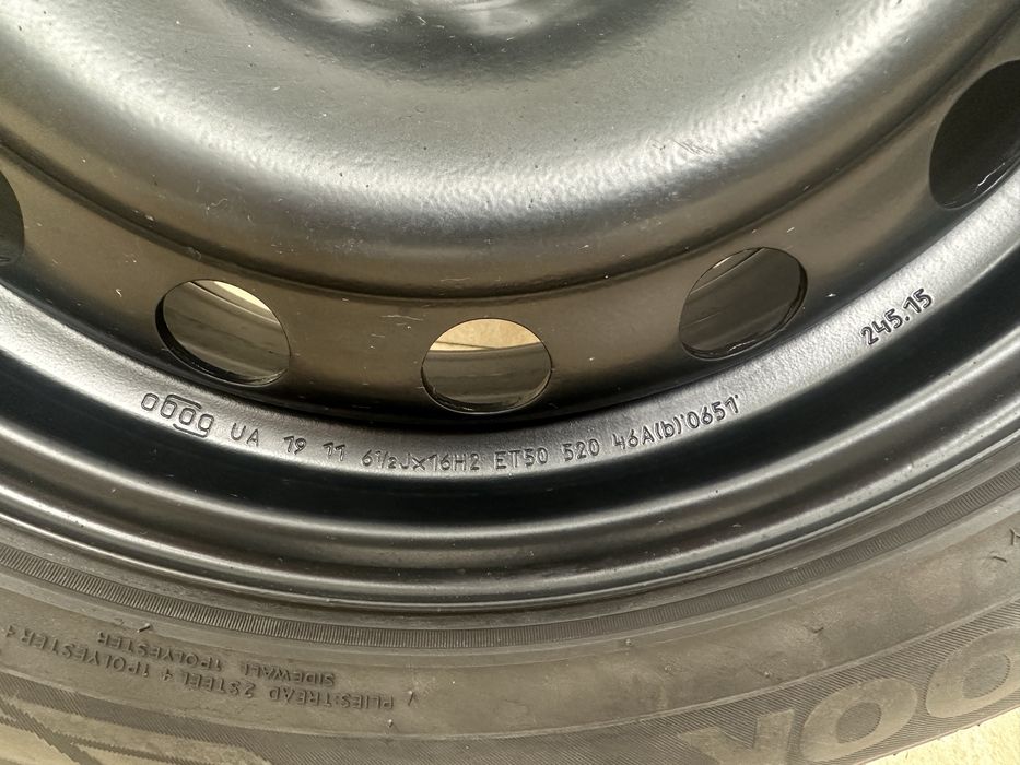 Новий диск 5х114.3 R16 з резиною Hankook