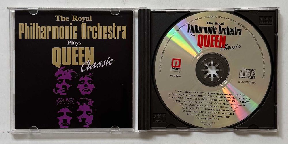 CD_The Royal Philharmonic Orchestra plays QUEEN. Como novo.