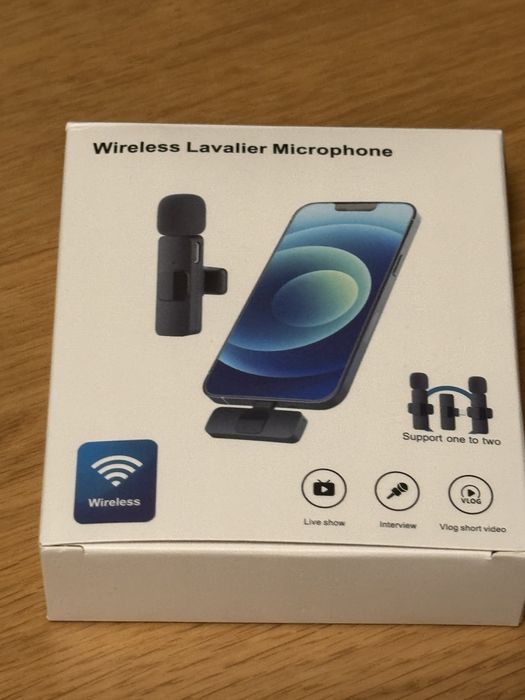 Zestaw 2 bezprzewodych mikrofonów dla iPhone