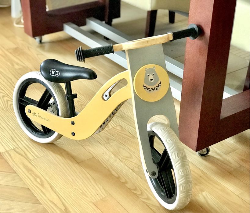 Rowerek biegowy drewniany Kinderkraft