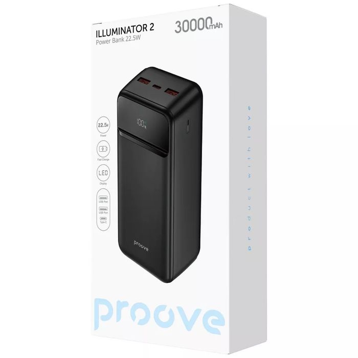 Портативна Батарея Proove Illuminator 2 22.5W 20000mAh