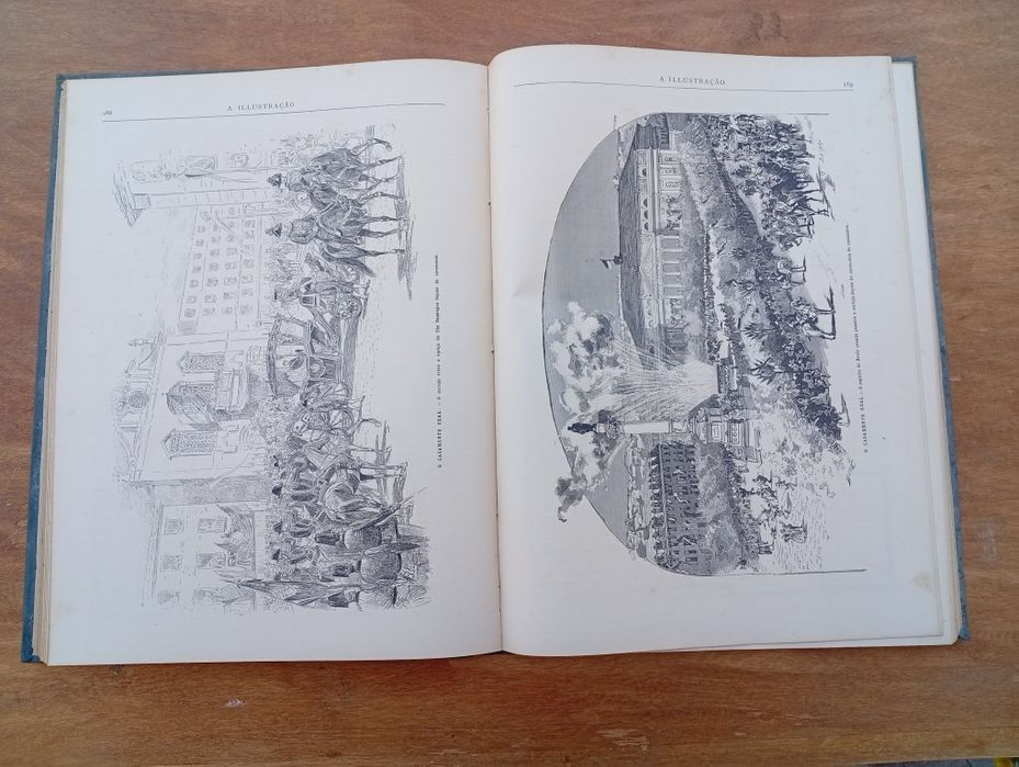 Revista "A Ilustração" (Volume Completo do Ano 1886)