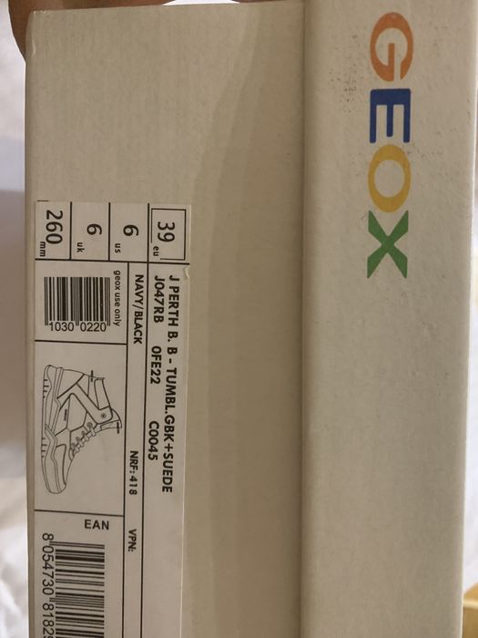 Ботинки geox 39р