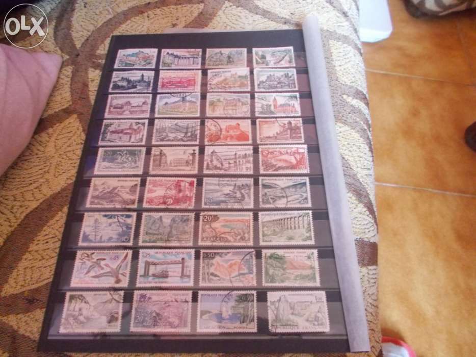 Selos da França em bom estado