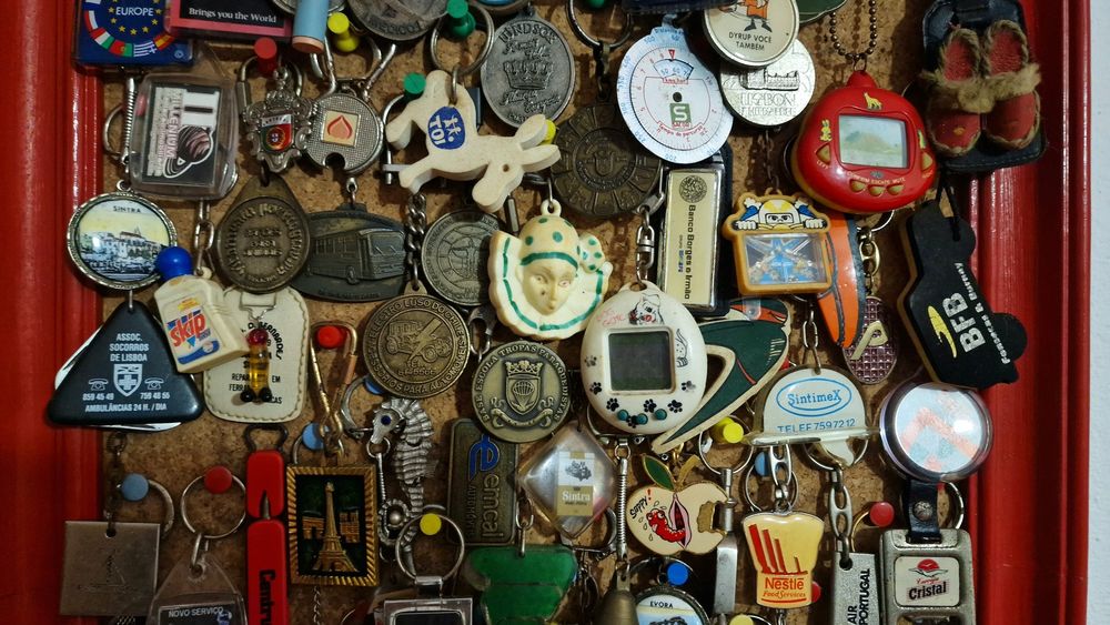 Mais de 150 Relíquias - Porta-chaves para colecionadores