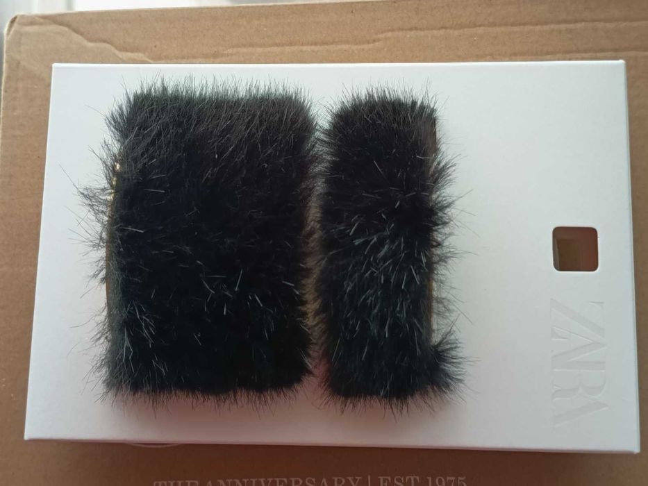 Набір браслетів зі штучного хутpa Zara limited edition