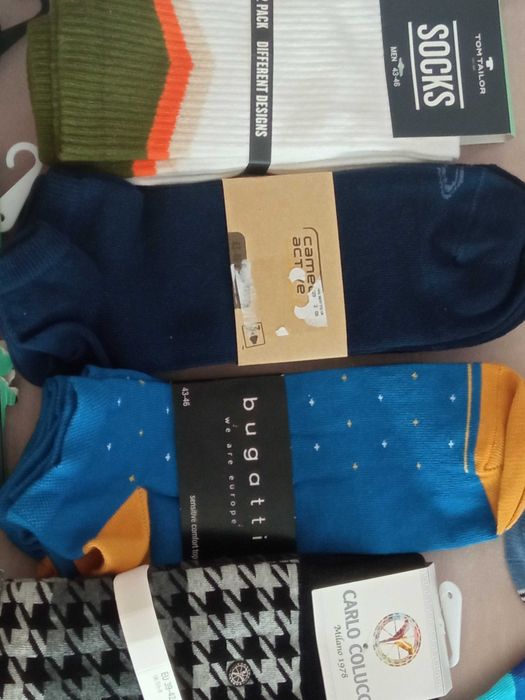 CAMEL ACTIVE skarpetki męskie stópki stopki 45 46 47 bawełna 3 pary