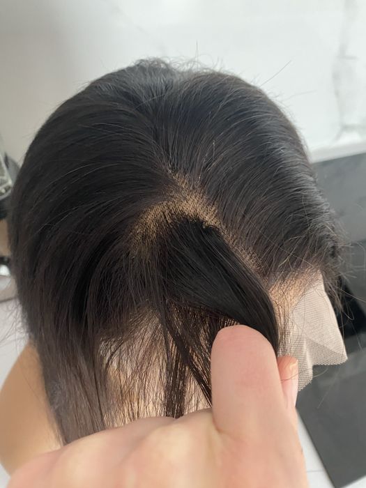 Peruka lace front full włosy ludzkie naturalne