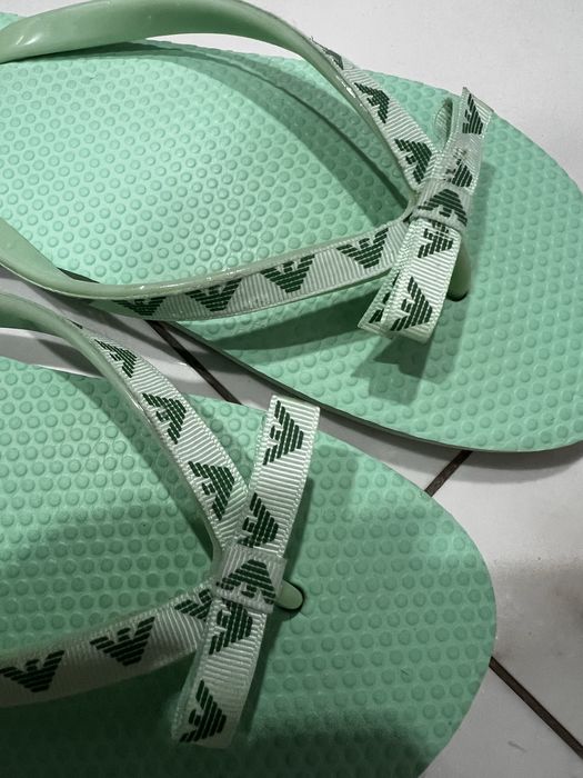 Klapki Armani r.37 japonki klapki lato wakacje plaża basen