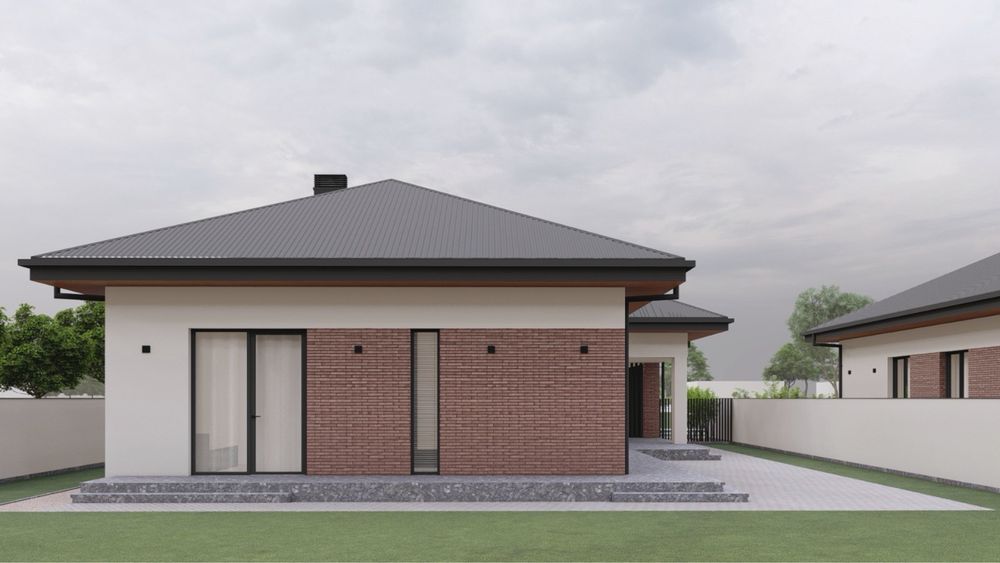 Будинок з власною ділянкою 7 соток, 123 м2, с. Оноківці, біля Ужгорода