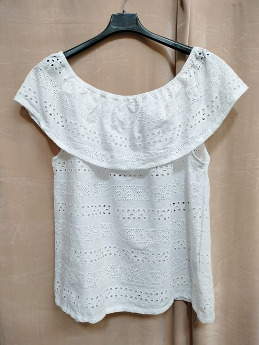 Bawełniana bluzka w stylu carmen r.44 nowa z metką Esmara