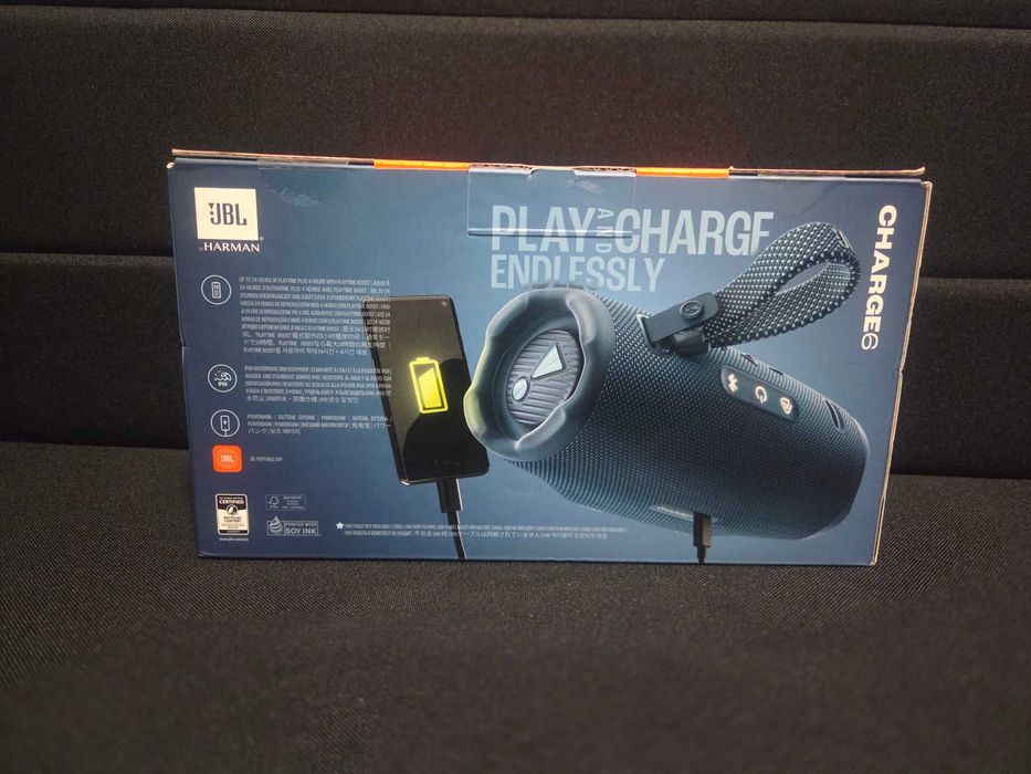 Głośnik bezprzewodowy JBL Charge 6 Niebieski