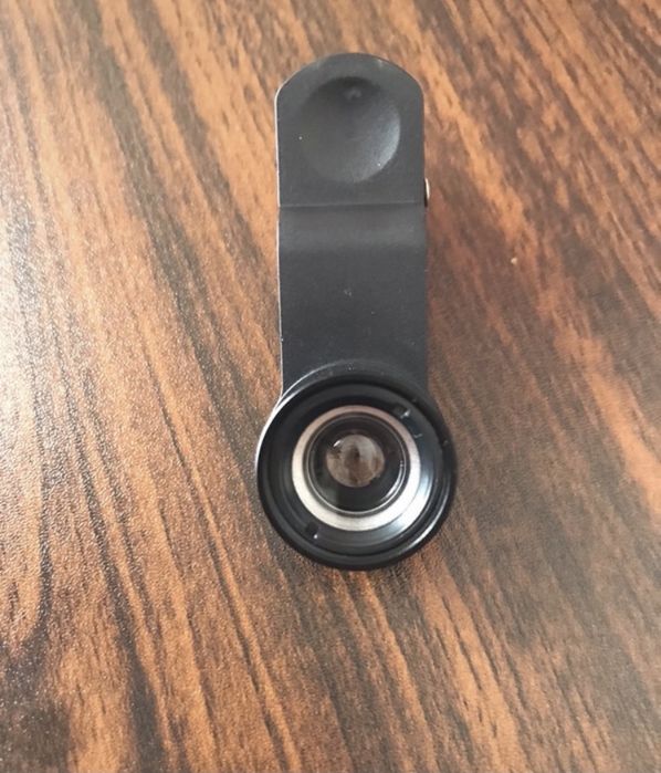 Conjunto de lentes para smartphone – Fish Eye + Macro
